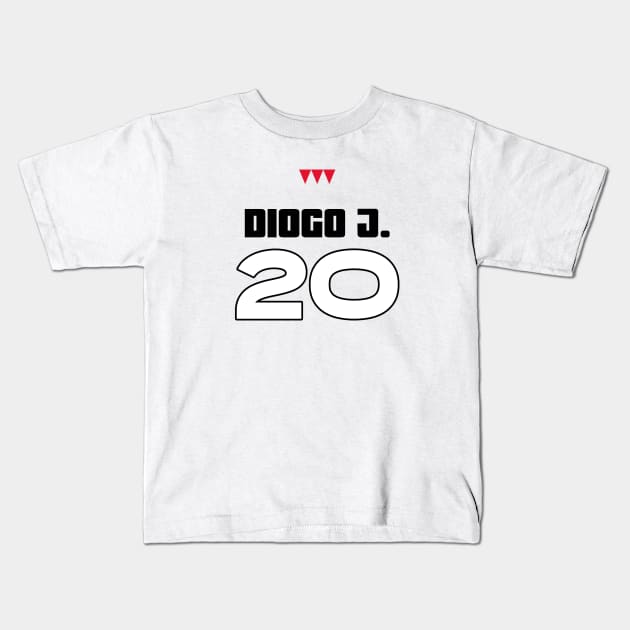 Liverpool Diogo Jota 20 Kids T-Shirt by CazzApparel